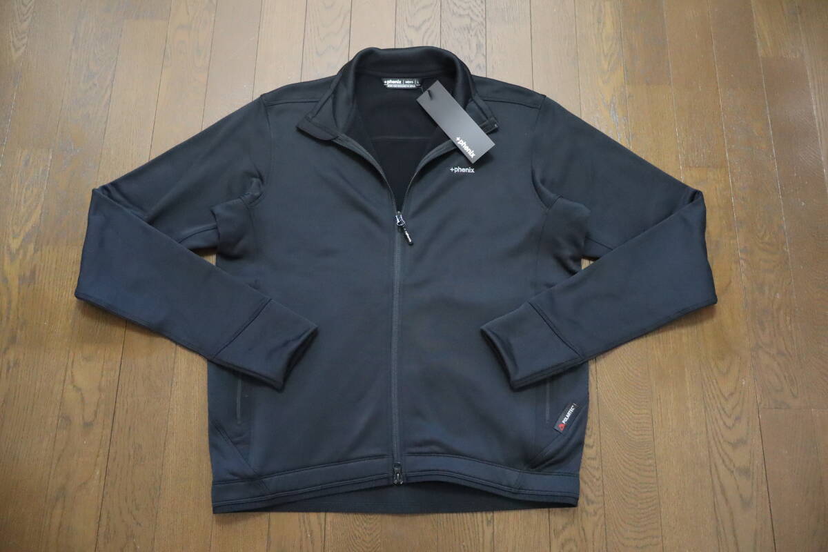 ☆＋phenix/プラス フェニックス☆未使用 1円スタート！！POLARTEC パワーストレッチ ジップフーディーサイズ：L アウトドア スポーツ _画像4