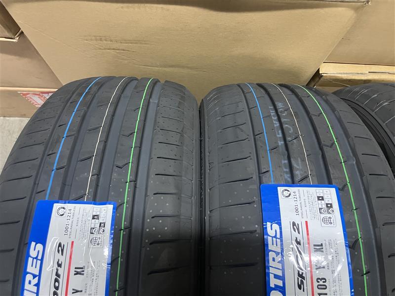 【235/50R19 103Y XL】 2025年製 TOYO トーヨー プロクセススポーツ2 PROXES SPORT2 235/50-19 4本価格4本送料込み￥85000～ 夏用_画像3