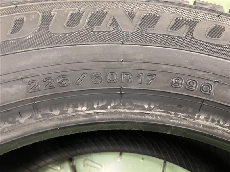 ☆【225/60R17 99Q】25年製 在庫限り 新品 ダンロップ ウィンターマックス WM02 225/60-17 4本 正規品 個人宅OK ４本送料込み71000～_画像5