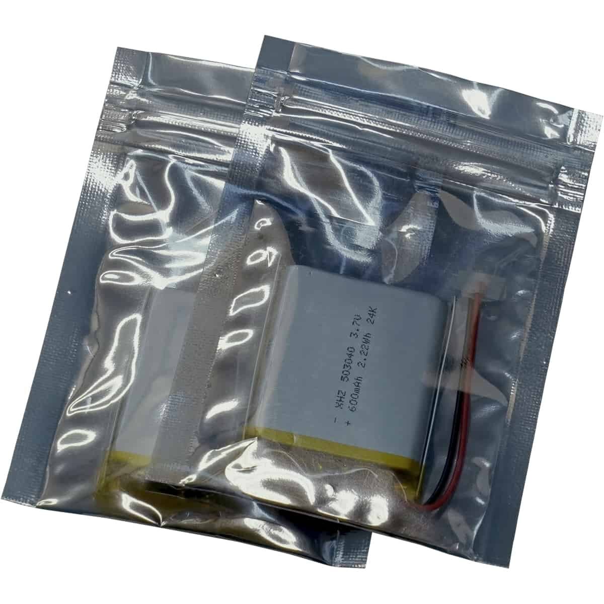 リポバッテリー 503040 2個 600mah 3.7v 充電式 保護回路付き リチウムポリマー 電池 リポ バッテリー Lipo 充電式リチウムイオン電池_画像1