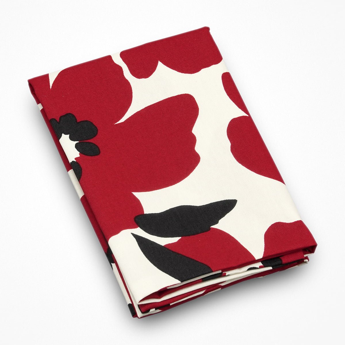 ウレタンシートクッション 約41×41×4cm カバーサイズ約45×45cm アメリ レッド 綿100％ 日本製 ふつう 花柄 フラワー柄 ボタニカル 北欧_画像4