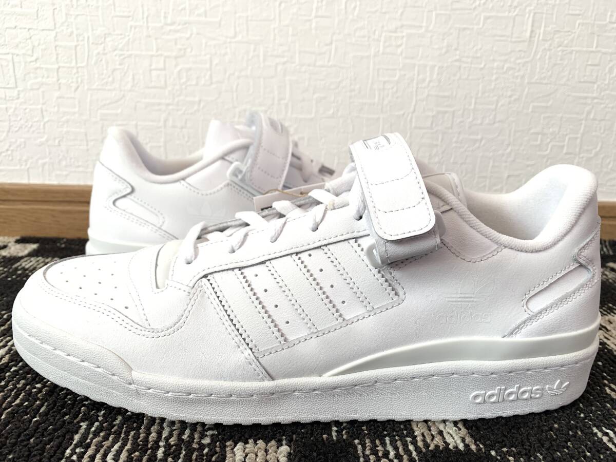  не использовался adidas форум LOW оригиналы стандартный товар 29.5 cm Adidas FORUM low белый белый US 11.5 Originals