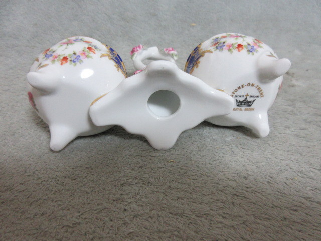 ●美品●ROYAL ARDEN●ロイヤルアーデン ソルト&ペッパー 塩胡椒 調味料入れ●バラモチーフ_画像8