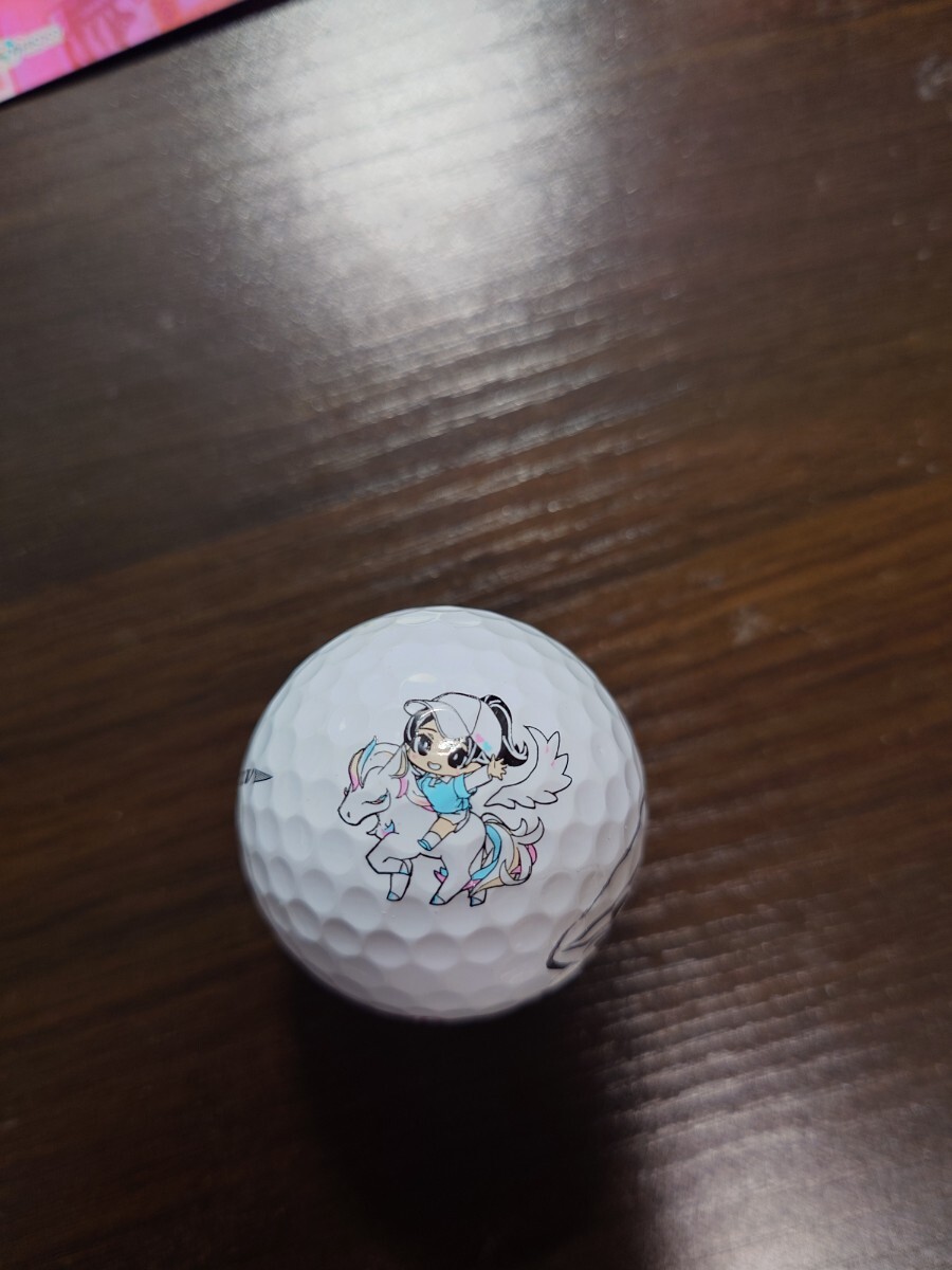 小祝さくら 直筆 サイン入り オウンネーム ボール JLPGA 女子プロゴルフ 選手本人提供品_画像2