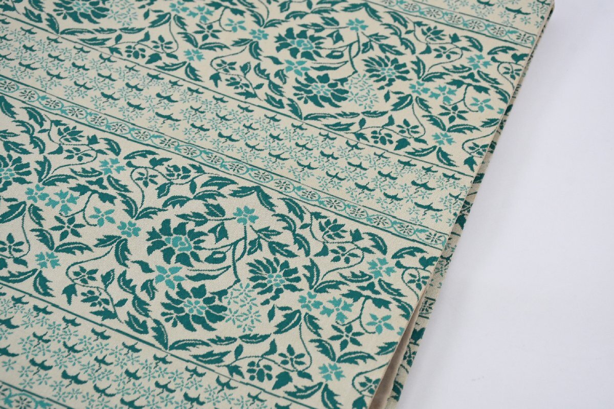 袋名古屋帯 唐花文様 全通柄 帯丈352cm ★着物屋 ne-16595 桜庭呉服店_画像3