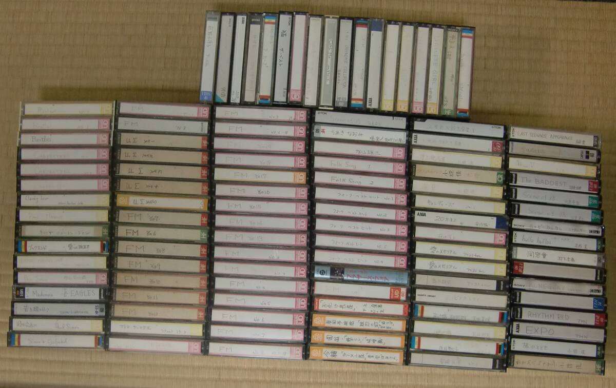 ★ 中古カセットテープ 114本 ★_画像1