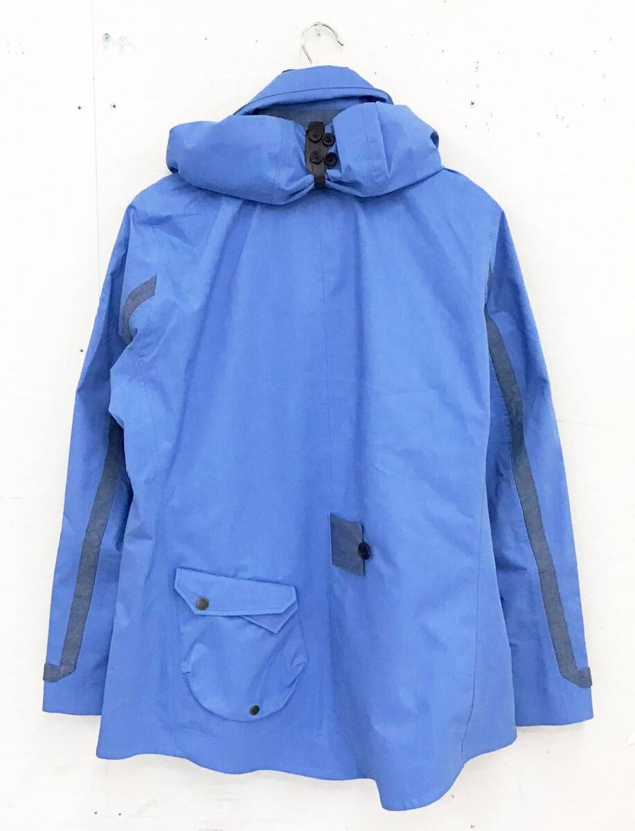 着用少なめ DENHAM × Norwegian Rain レインコート マウンテン パーカー M ブルー 青 メンズ コート デンハム ノルウィージャン レイン_画像2