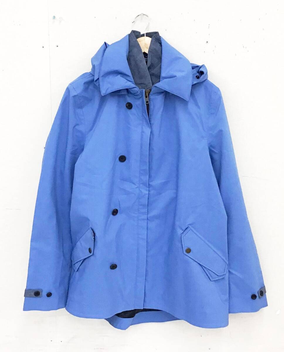 着用少なめ DENHAM × Norwegian Rain レインコート マウンテン パーカー M ブルー 青 メンズ コート デンハム ノルウィージャン レイン_画像1