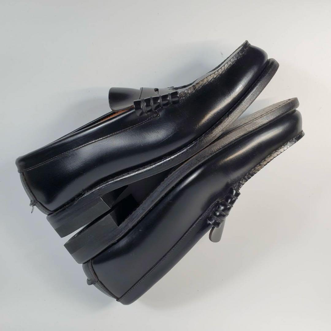 REGAL　リーガル〈2177〉コインローファー（26）革靴　２E 黒_画像8