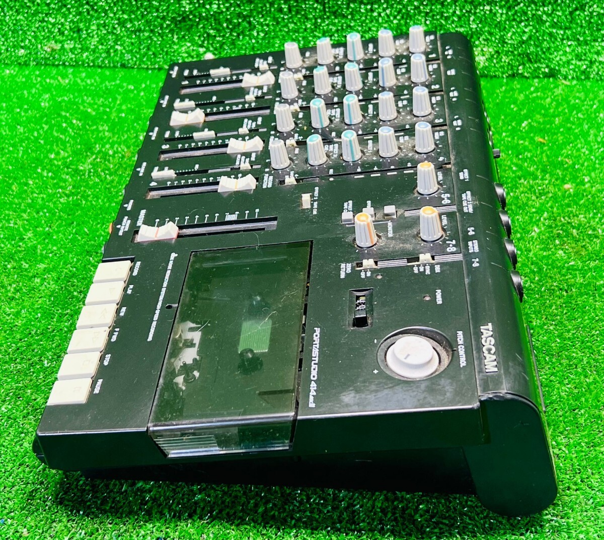 (201) TASCAM Tascam PORTASTUDIO кассетная лента многоканальный магнитофон 414MKⅡ * работоспособность не проверялась *