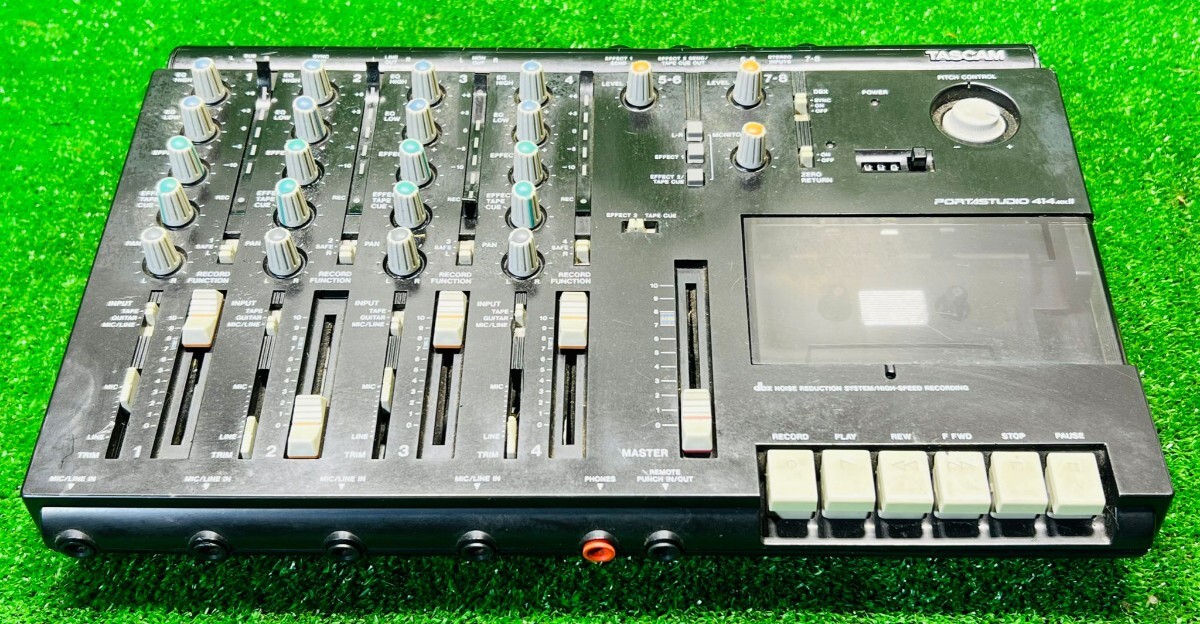 (201) TASCAM Tascam PORTASTUDIO кассетная лента многоканальный магнитофон 414MKⅡ * работоспособность не проверялась *