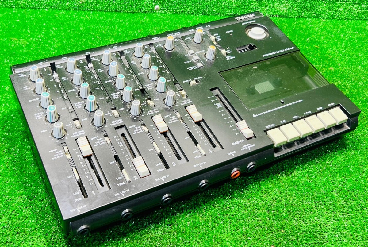 (201) TASCAM Tascam PORTASTUDIO кассетная лента многоканальный магнитофон 414MKⅡ * работоспособность не проверялась *