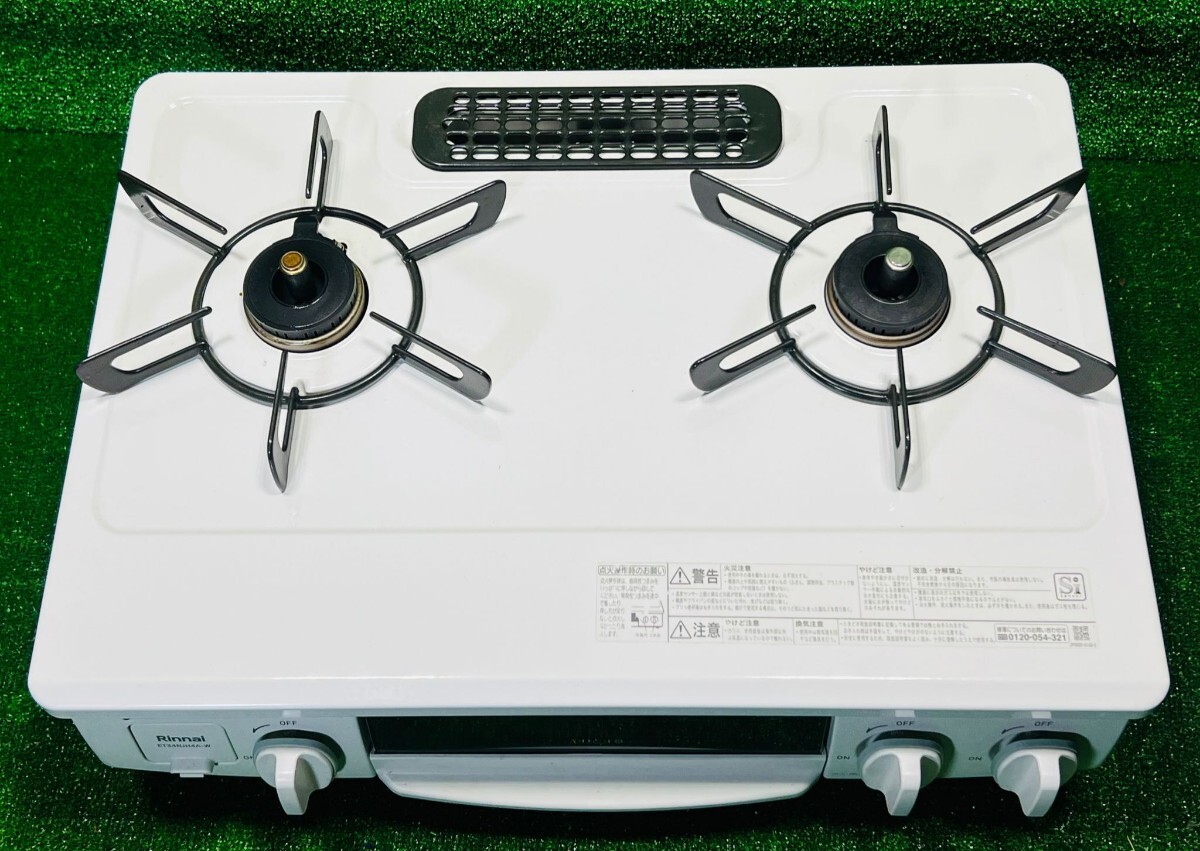 (189) Rinnai Rinnai LP газовый газовая плитка белый газовая плита ET34NJH4A-W5 * рабочее состояние подтверждено *