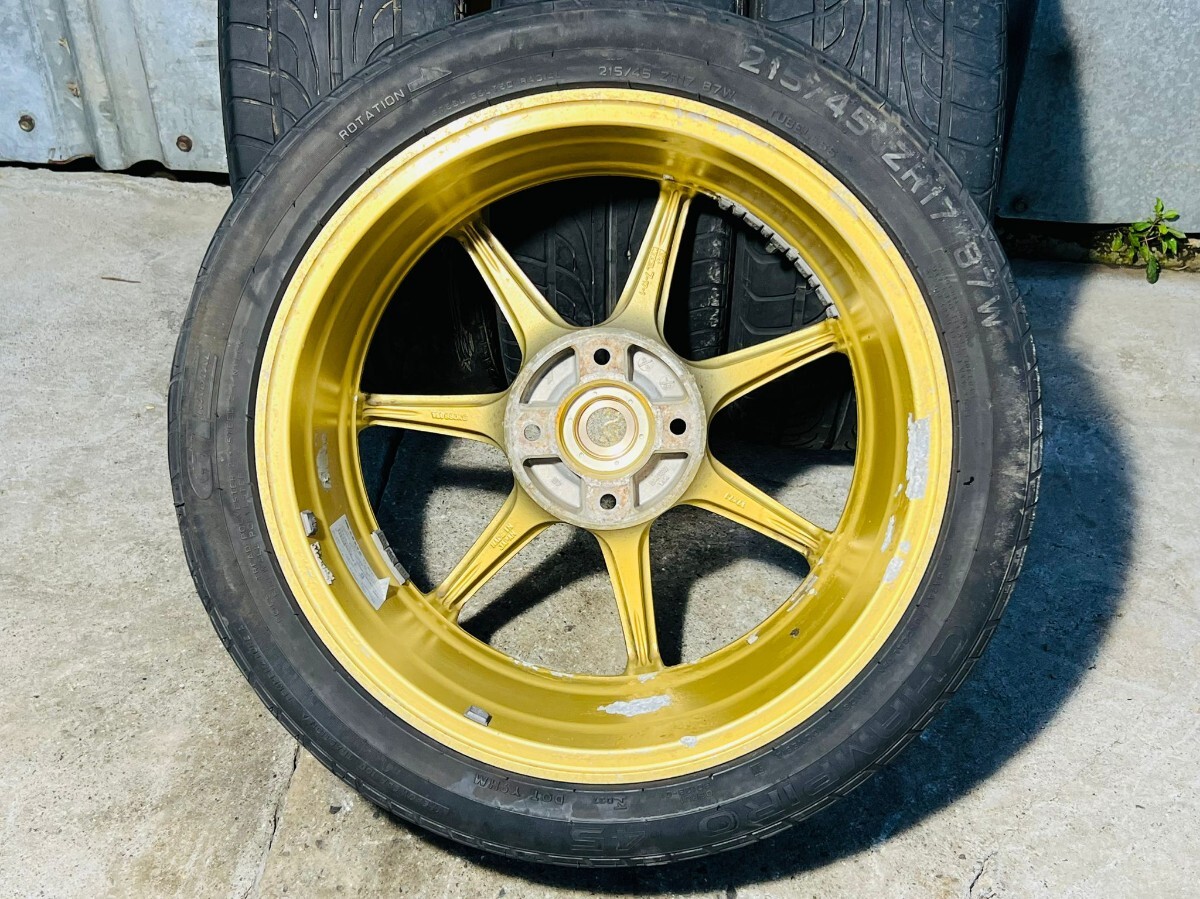 (197) YOKOHAMA ヨコハマ AVS GTradial ★モデル7★ 【17×7J:45】215/45 ZR17 17インチ ホイール インプレッサ【4本セット】_画像7