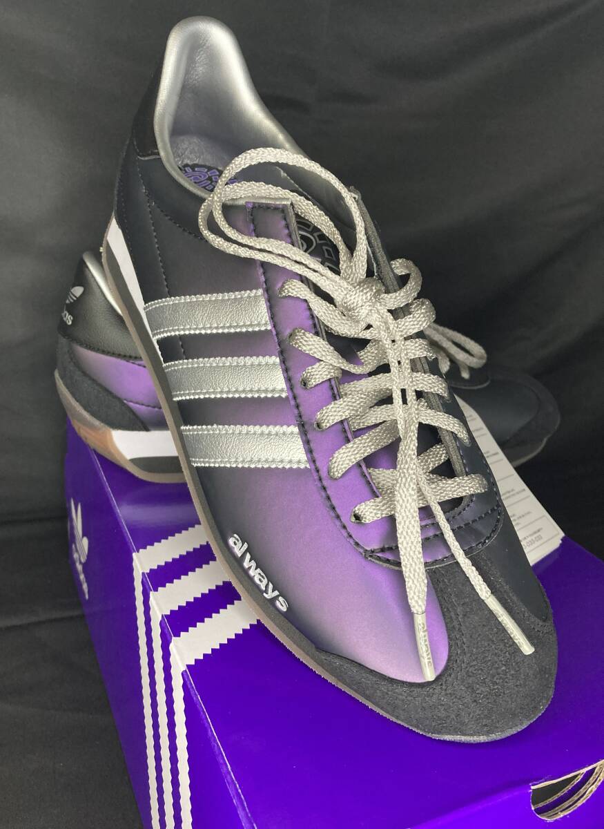 adidas COUNTRY X ALWAYS JH9100 PURPLE / SILVMT / CBLACK SIZE:25.5. не использовался лиловый / серебряно-металлический / core черный 