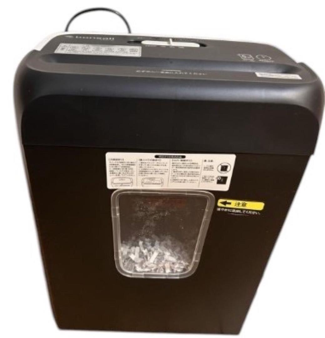 シュレッダー 5枚同時細断 5x18mm細密クロスカット 連続細断4分 13L_画像7