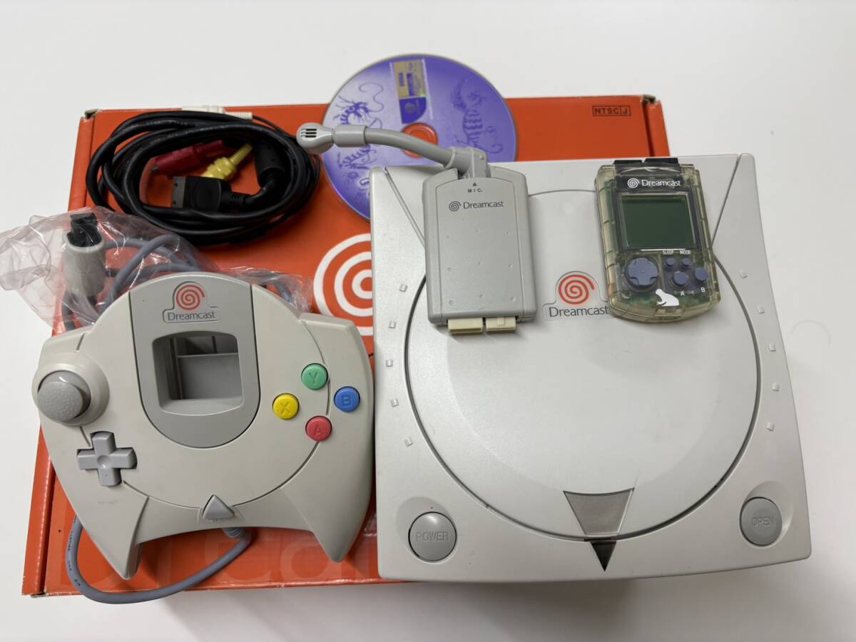 873 SEGA セガ ドリームキャスト HKT-3000 本体 ゲーム機 動作未確認 保管現状品_画像1