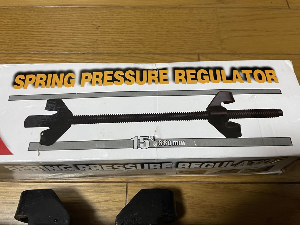 スプリング コンプレッサー 2本 4爪 380mm 車高調 ダウンサス スプリング交換 バネ交換 DIY 整備 足回り ローダウン_画像5