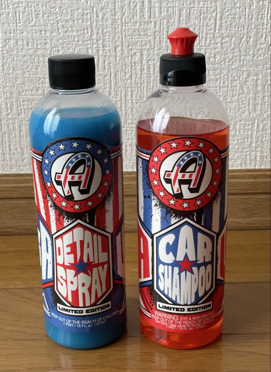 アダムスポリッシュ　カーシャンプー&ディテイルスプレー　2023 限定　2本セット　洗車　ケミカル　コーティング　usdm_画像1