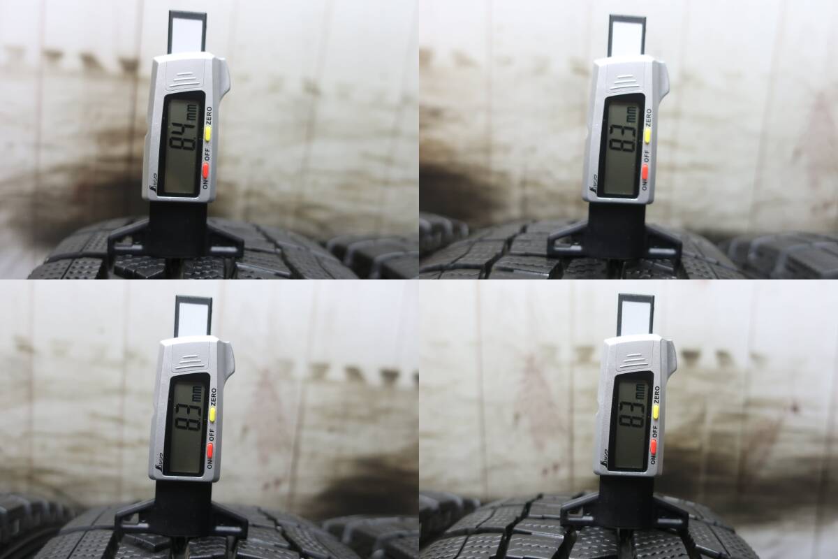 雪道安心 国産スタッドレス ダンロップ WM02 175/65R15 バリ溝 トヨタ純正 アクア アルミ 室内保管品 手渡しOK 冬用セット_画像10