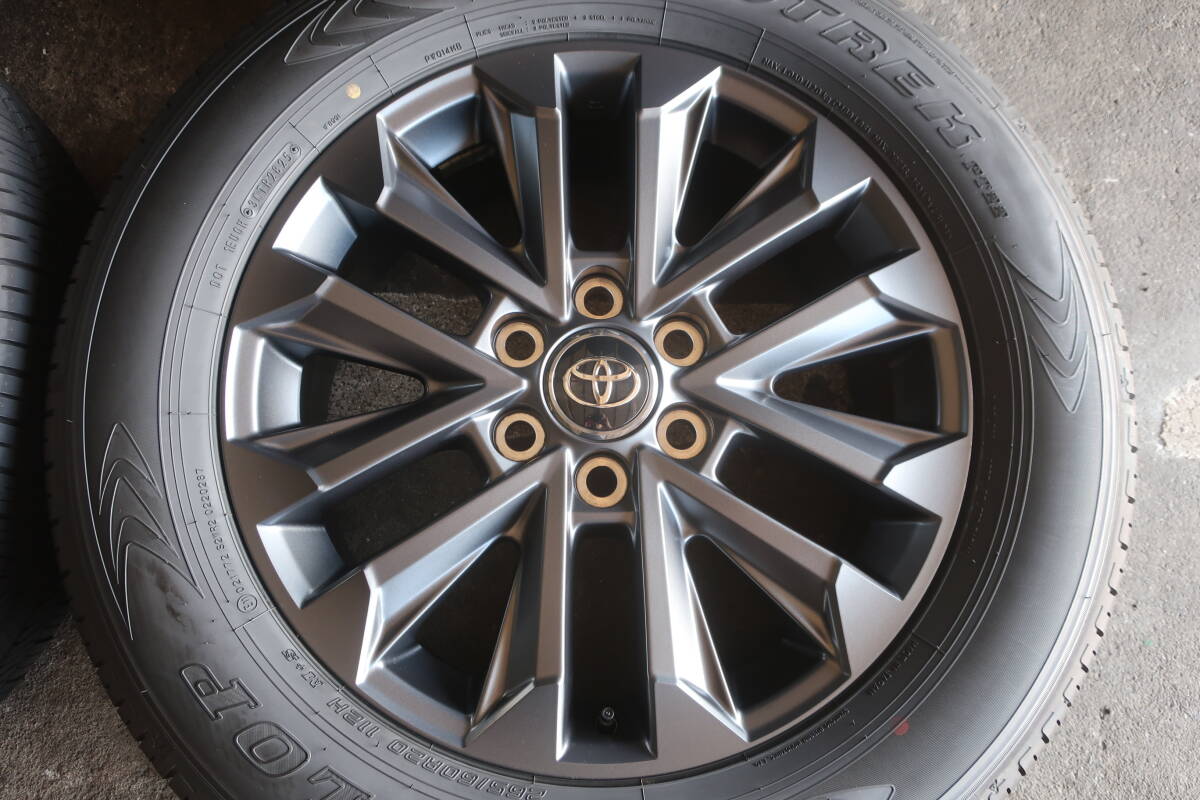 新車外し品 トヨタ純正 ランドクルーザー ランクル 250 ZX マッド ダンロップ 265/60R20 2025年製 納車前外し 室内保管品 手渡しOK_画像5