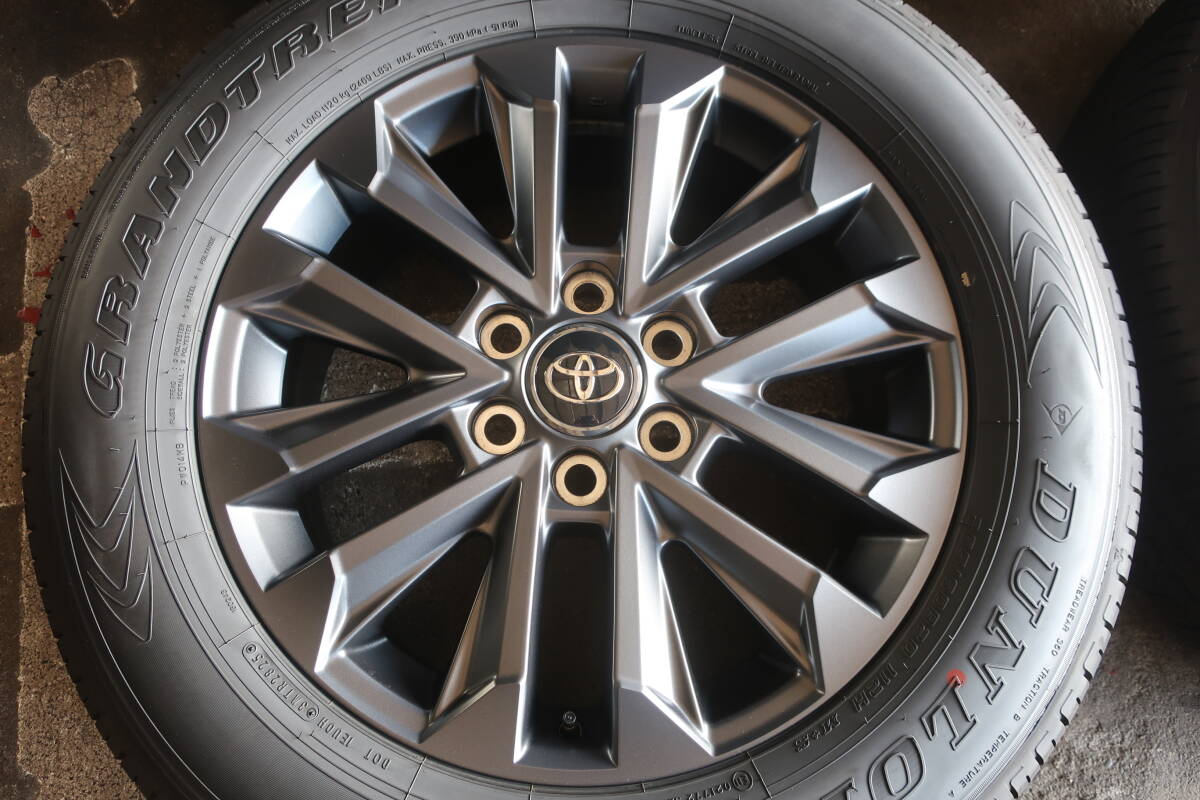 新車外し品 トヨタ純正 ランドクルーザー ランクル 250 ZX マッド ダンロップ 265/60R20 2025年製 納車前外し 室内保管品 手渡しOK_画像4