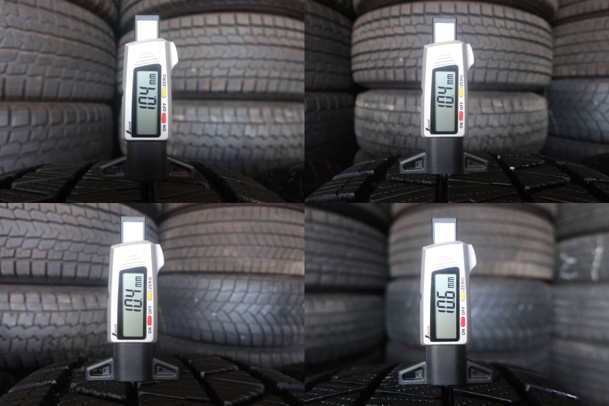 雪道安心 国産スタッドレス ブリヂストン DM-V3 265/65R17 バリ溝 キレイ品 KAZERA H301 プラド ハイラックス 室内保管品 手渡しOK 冬用_画像10