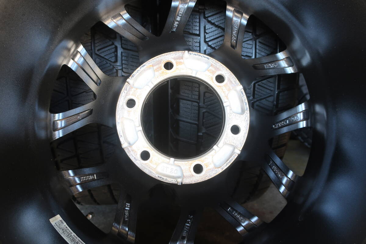 雪道安心 国産スタッドレス ブリヂストン DM-V3 265/65R17 バリ溝 キレイ品 KAZERA H301 プラド ハイラックス 室内保管品 手渡しOK 冬用_画像9