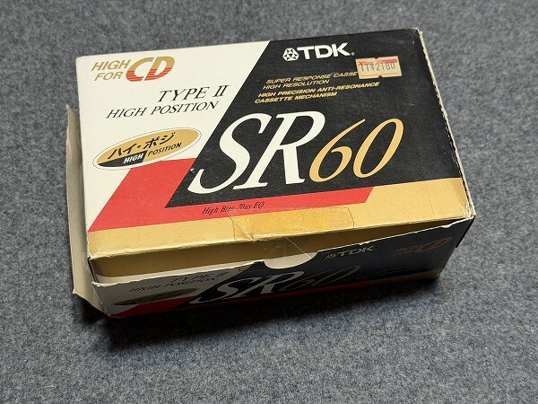  не использовался нераспечатанный TDK кассетная лента 10шт.@ модель Ⅱ высокий позиция SR60 с коробкой 