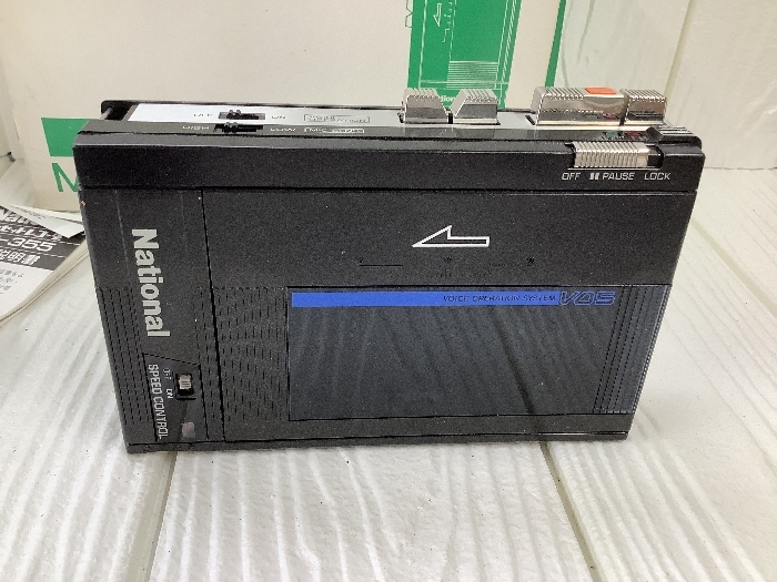 T5 National ナショナル RQ-355 ミニ カセットレコーダー カセットプレーヤー 説明書付き 箱付き_画像2