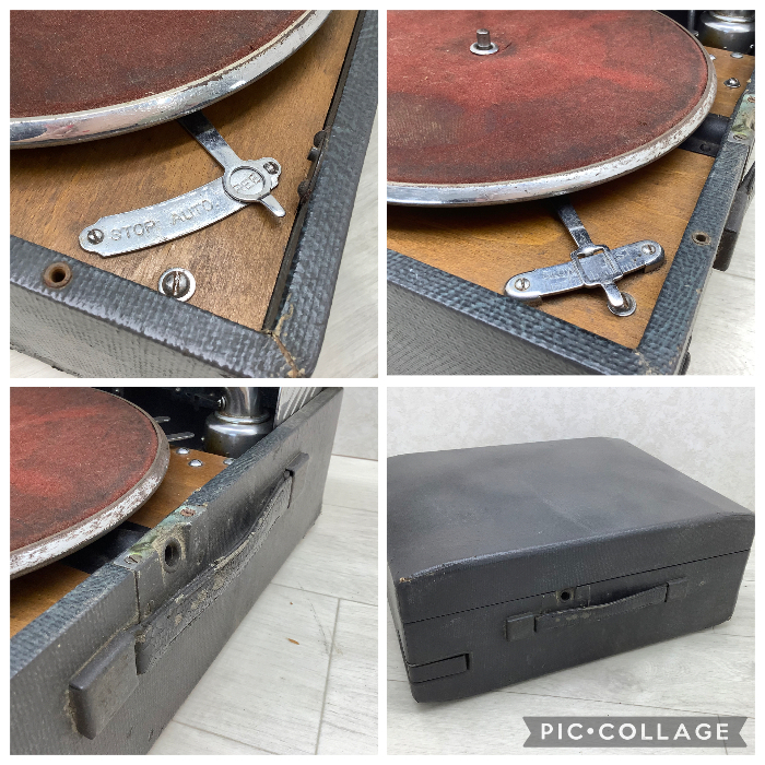 T8 アンティーク Colombia コロンビア 蓄音機 G-208 グラフォノーラ Viva-tonal_画像9