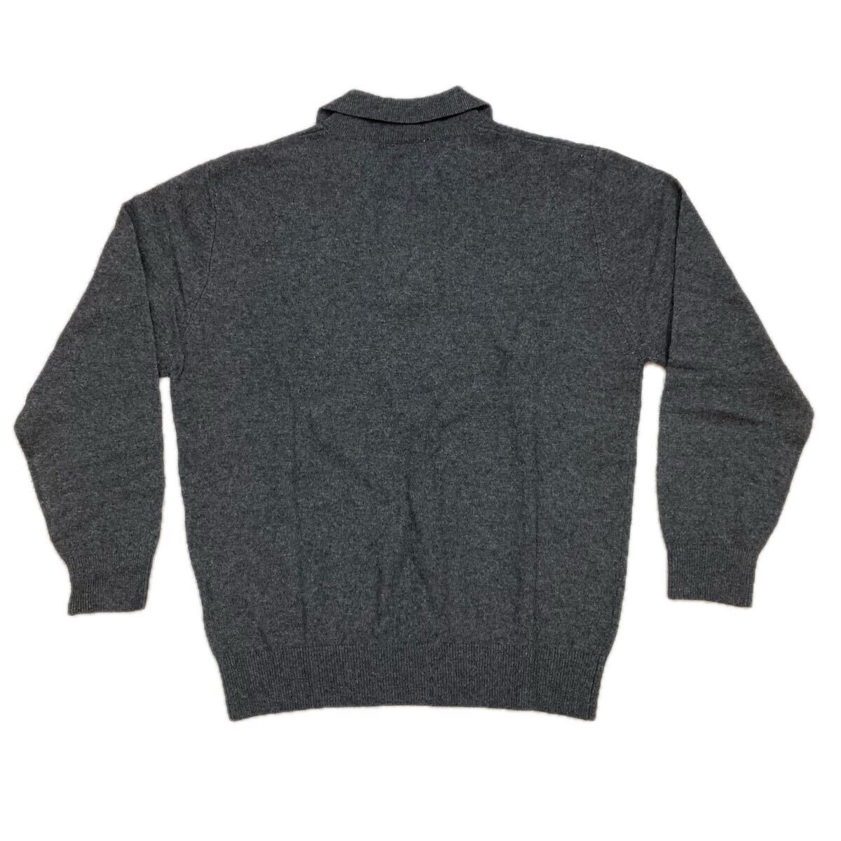 Papas パパス ニット ニットポロシャツ M_画像6