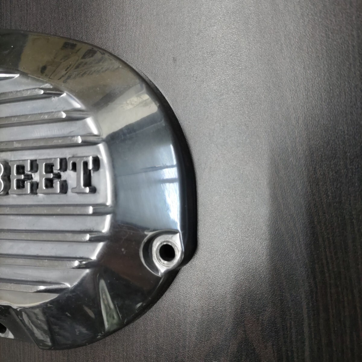 KH250 KH400 オイルポンプカバー バフ仕上げ 250SS 350SS 400SS 検BEET_画像3