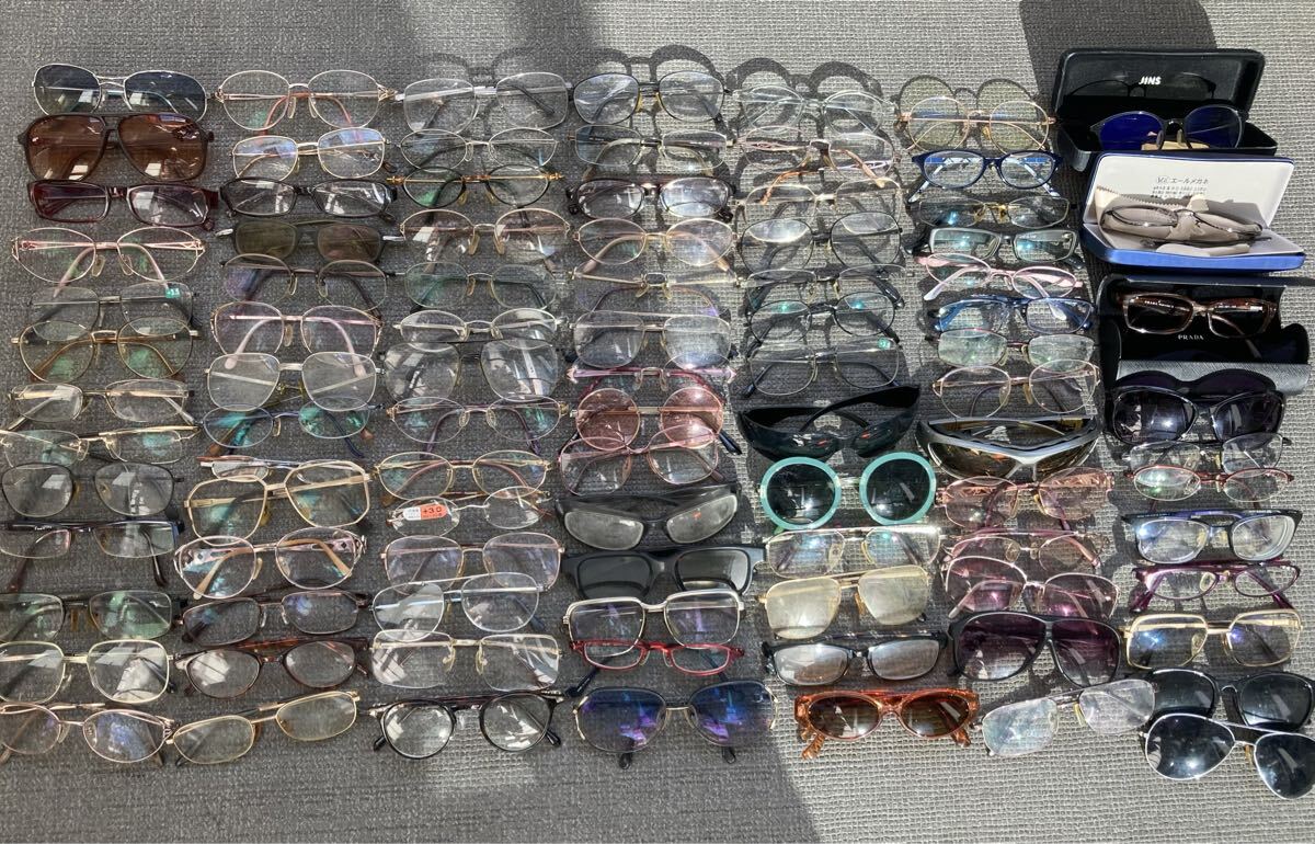  солнцезащитные очки очки ② очки очки JINS YSL VALENTINO LOUIS VUTTION PRADA много суммировать 100шт.