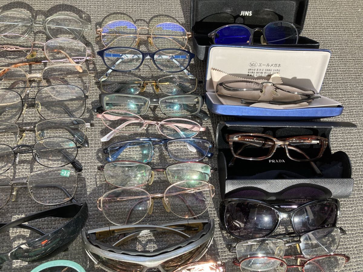  солнцезащитные очки очки ② очки очки JINS YSL VALENTINO LOUIS VUTTION PRADA много суммировать 100шт.