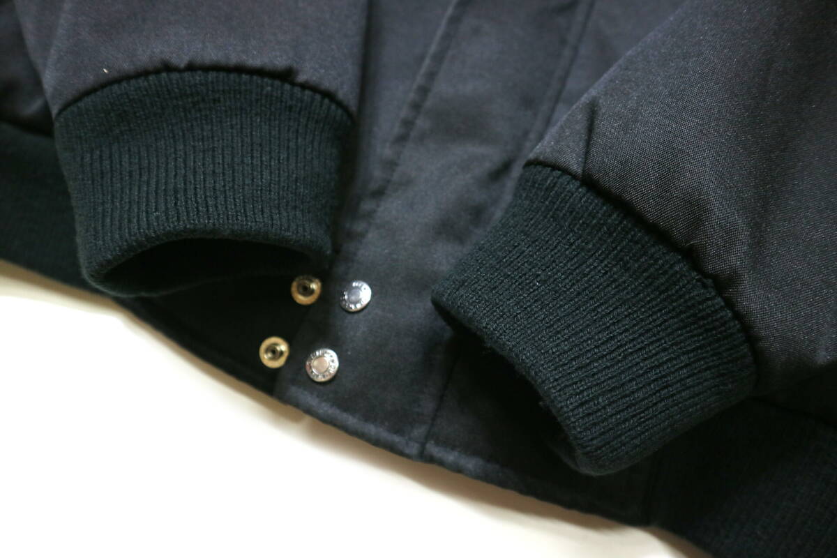 程度良好!◆黒狼 10906 衿ボア 裏ボア&中綿 防寒服/パイロットジャンバー◆Mサイズ相当(表記L:身長166-169センチ位)_画像6