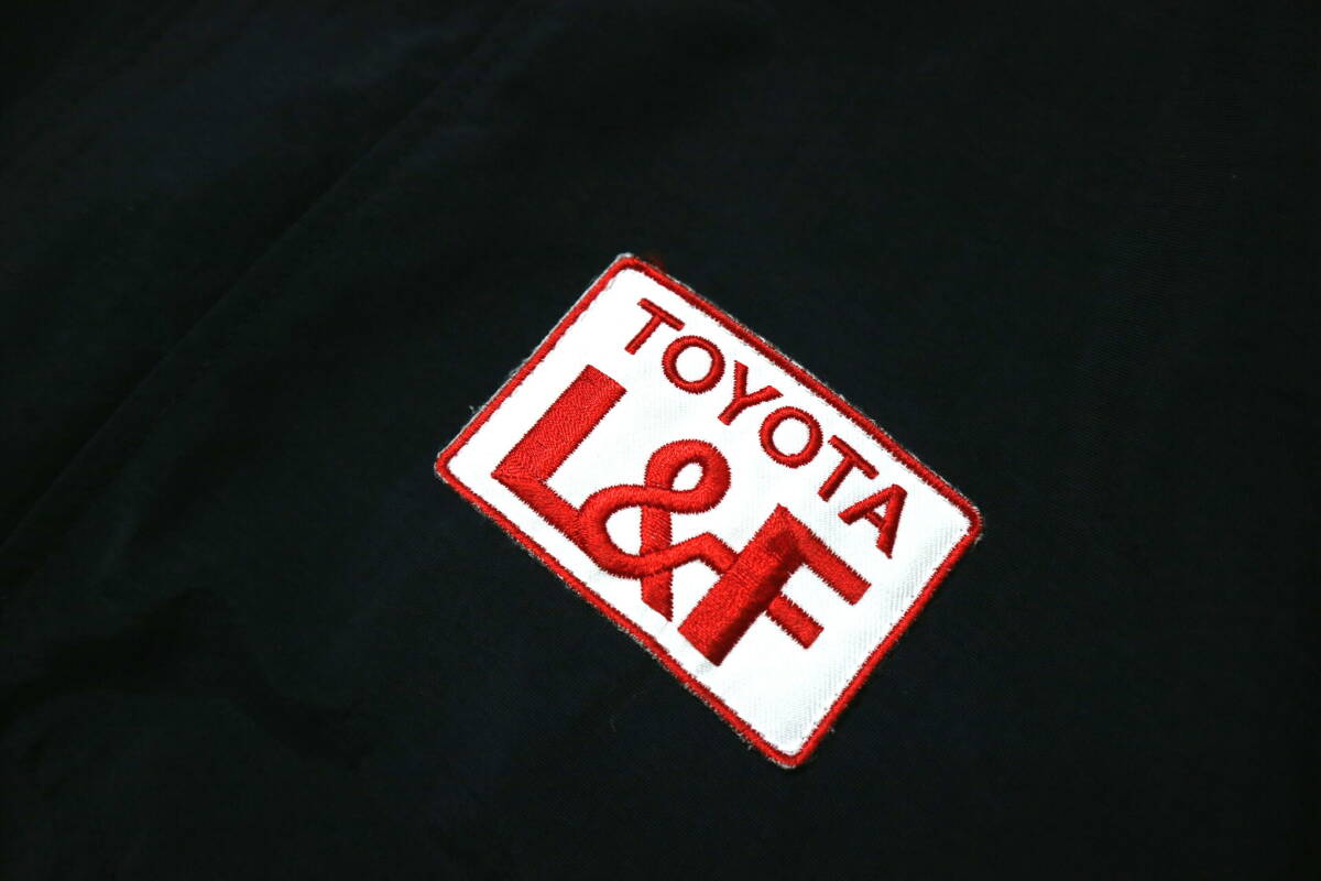 訳あり（背ロゴ剥離）/良好！◆トヨタL&F スタッフ用 中綿ジャンバー◆Lサイズ（身長174-176センチ位）_画像8