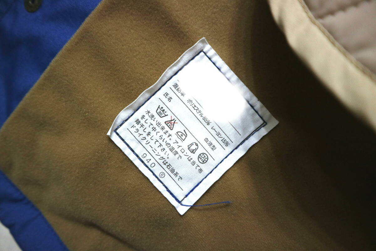 訳あり（社名）/概ね美品！◆中綿ベストライナー付 衿ボア＆起毛裏地 防寒コート◆Mサイズ相当（身長172-174センチ位）_画像9