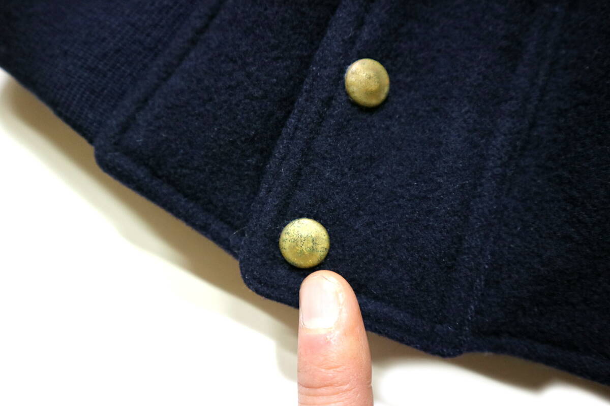 訳あり/良好！◆90’s 日本製 クシタニ EXPLORER 袖革スタジャン◆Mサイズ（身長173-175センチ位）_画像7