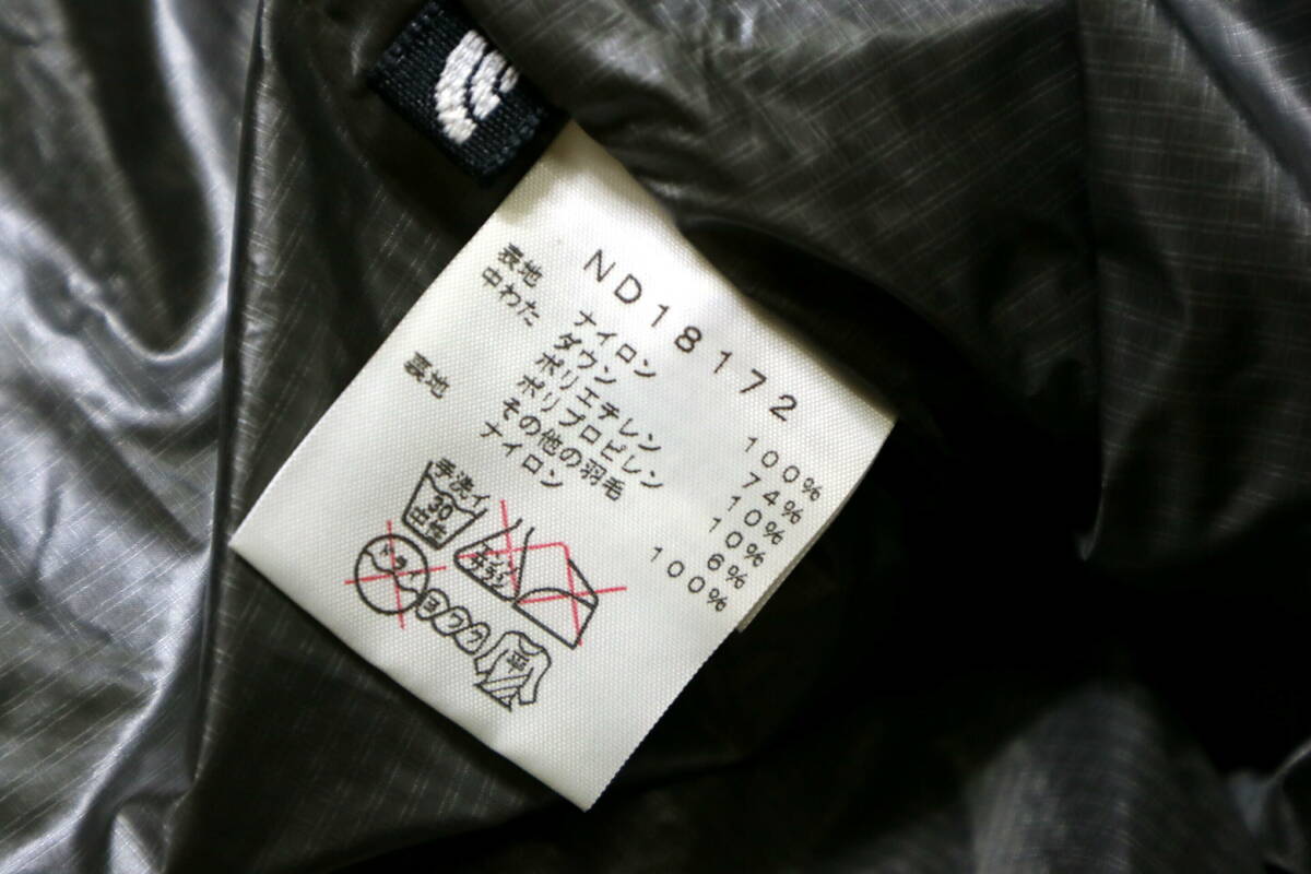 美品/光電子PROダウン！◆ノースフェイス ND18172 LIGHT HEAT PANTS/ダウンパンツ◆Lサイズ（ウエスト86センチまで）_画像8