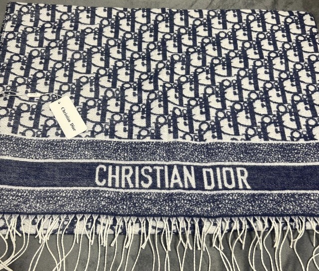 未使用タグ付きディオールDIORトロッターマフラー膝掛け本物￥５００から_画像1