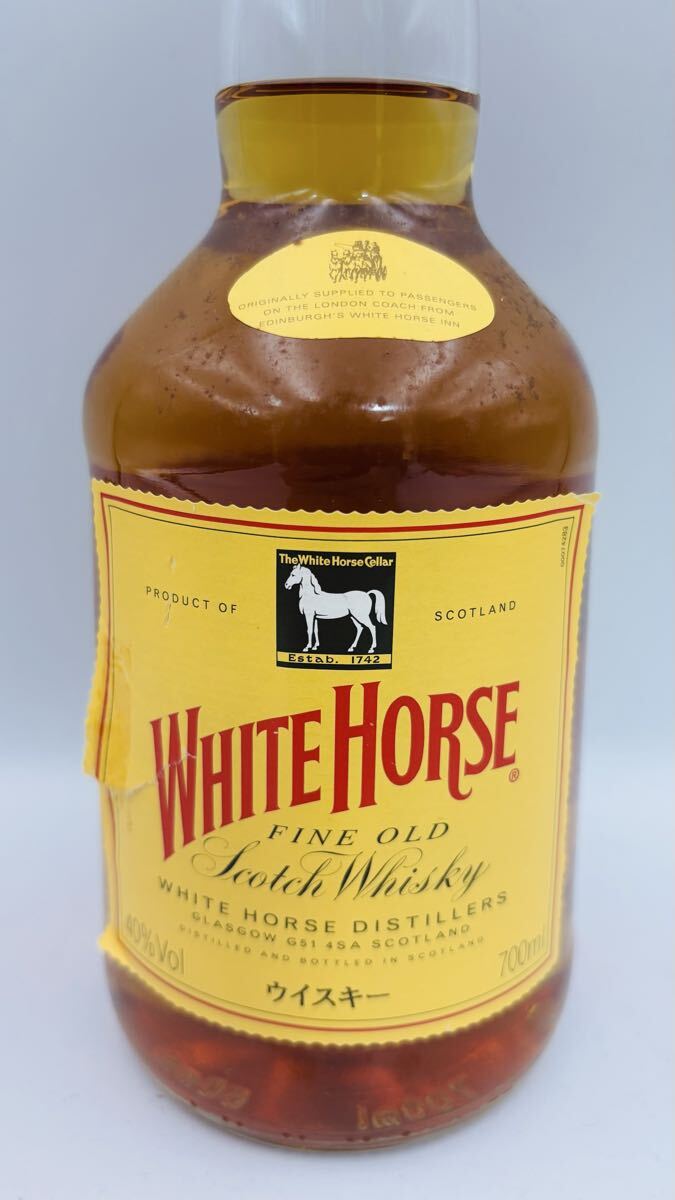 未開栓 WHITE HORSE ホワイトホース ファインオールド 700ml 40% D69_画像4