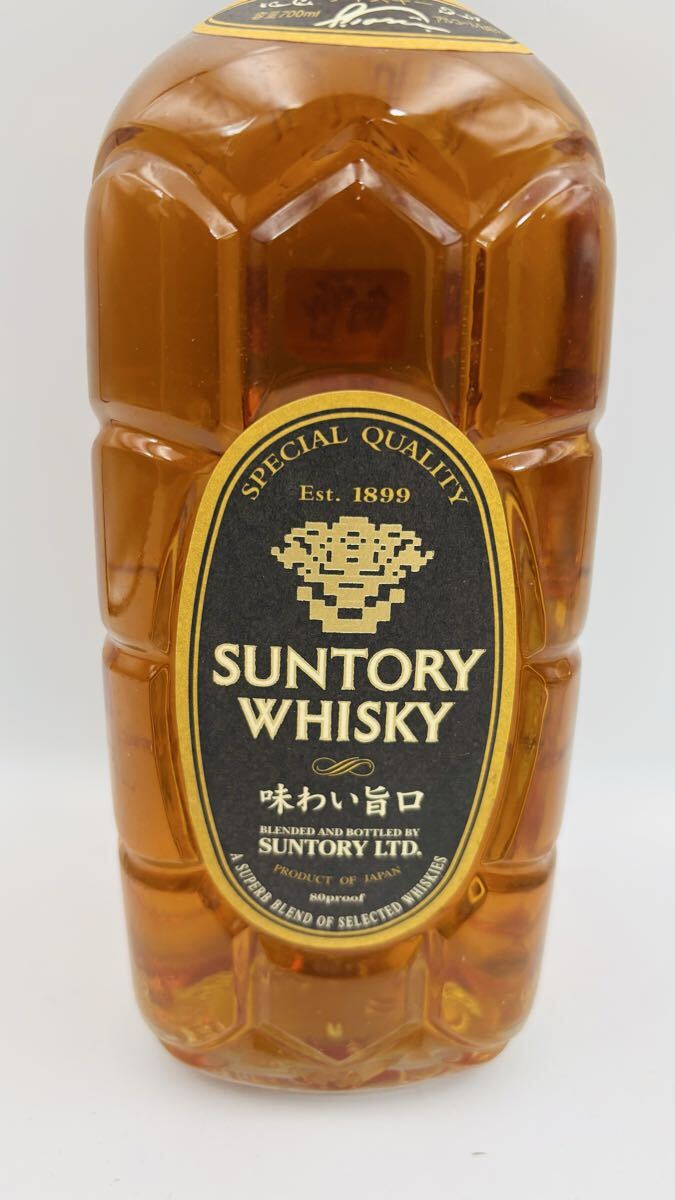 未開栓 SUNTORYサントリー 角瓶 黒角 味わい旨口 700ml 40% D92_画像4