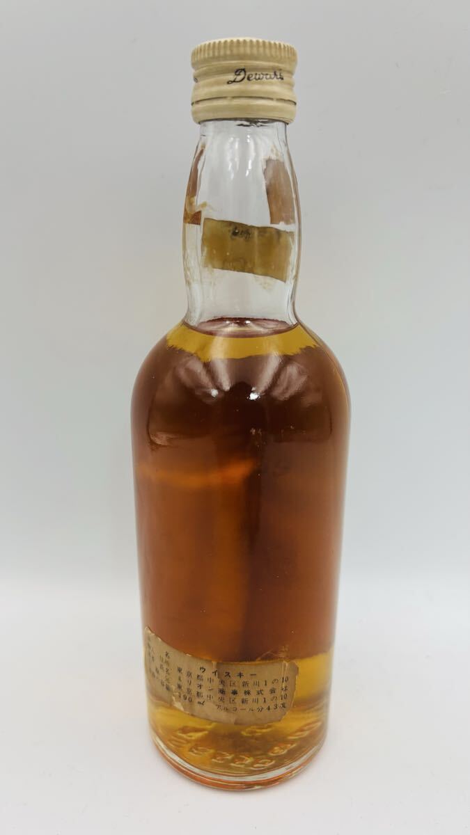 未開栓 DEWAR'S デュワーズ ホワイトラベル 旧ボトル 特級 190ml 43% スコッチ DEWAR'S_画像2