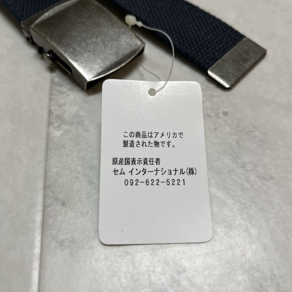 新品 USA製 SUSPENDER FACTORY ガチャベルト アメカジ サスペンダーファクトリー 布 キャンバス ベルト アメリカ製 アメカジ 玉mc4265_画像6