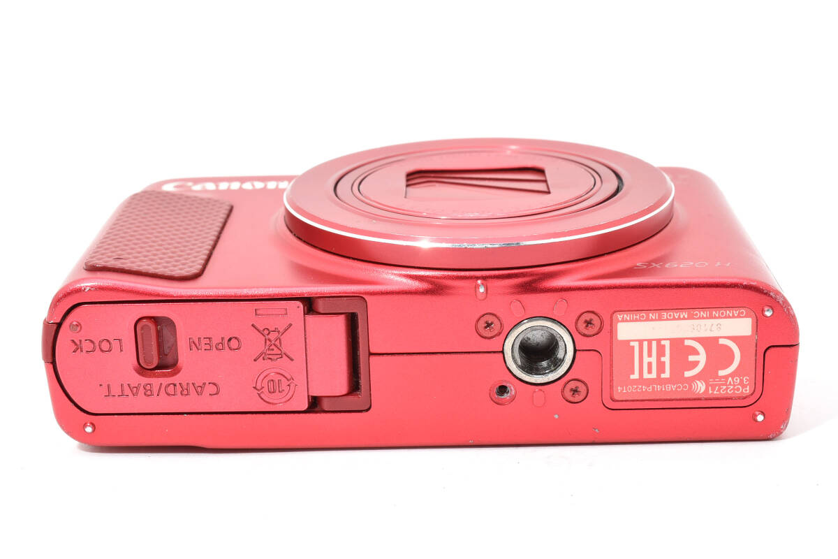 キヤノン Canon PowerShot SX620 HS レッド コンパクトデジタルカメラ ♯4450_画像3