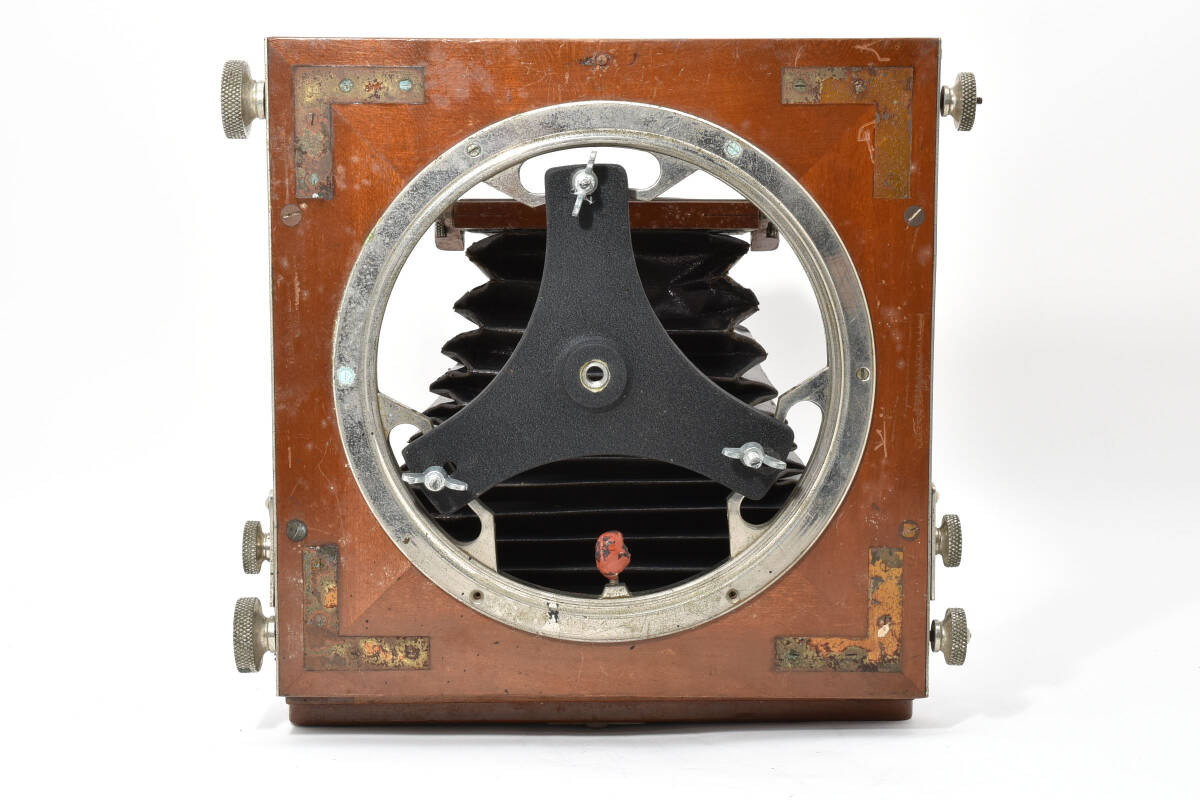 浅沼商會 感謝號 Tessar 1:4.5 f=21cm 木製 蛇腹カメラ 大判カメラ ♯4456_画像8