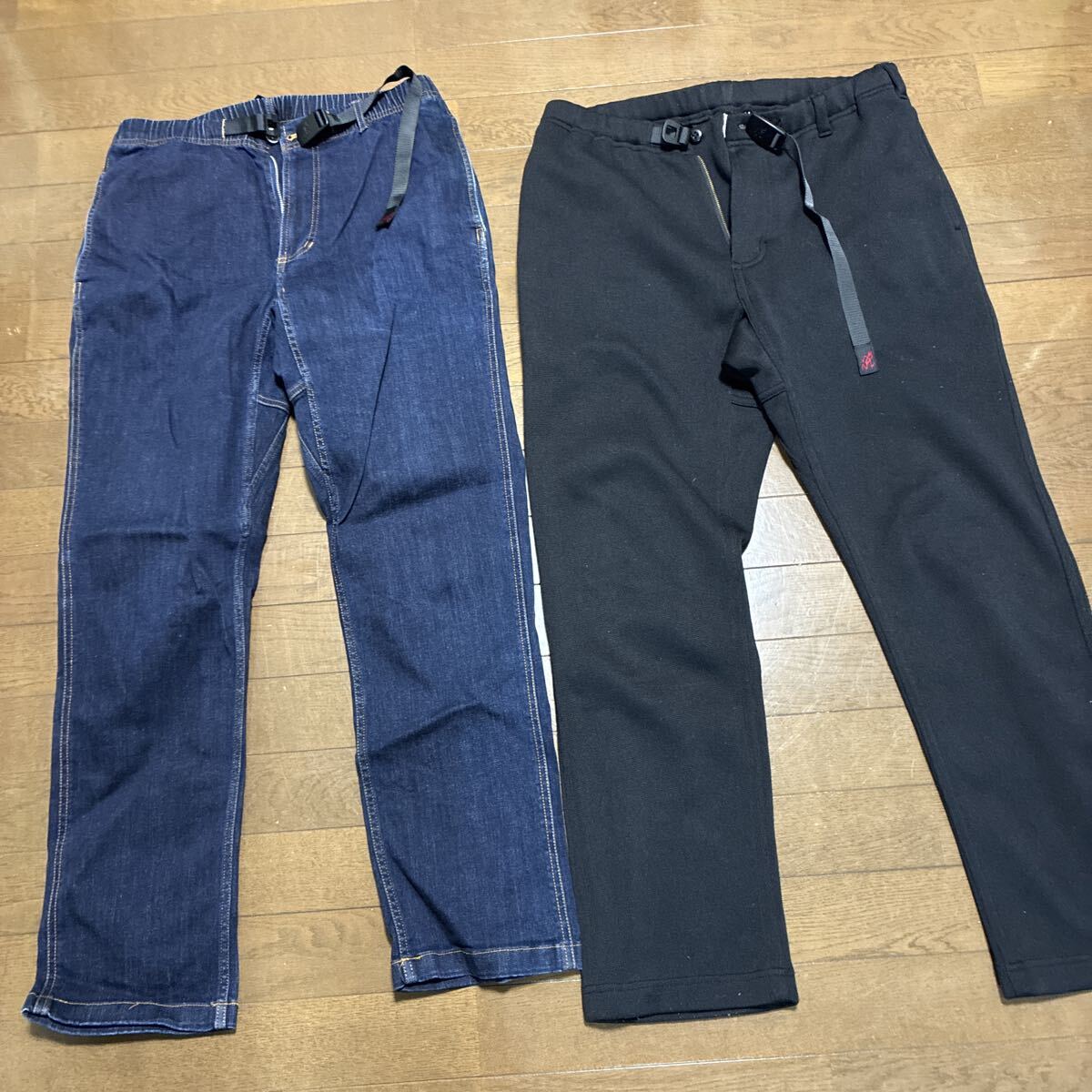 GRAMICCI used美品パンツ2本 Mountain Pants (8817-DEJ)ボンディングニットフリースNNパンツジャストカット(GMP-21F066) men's ASIA L_画像1