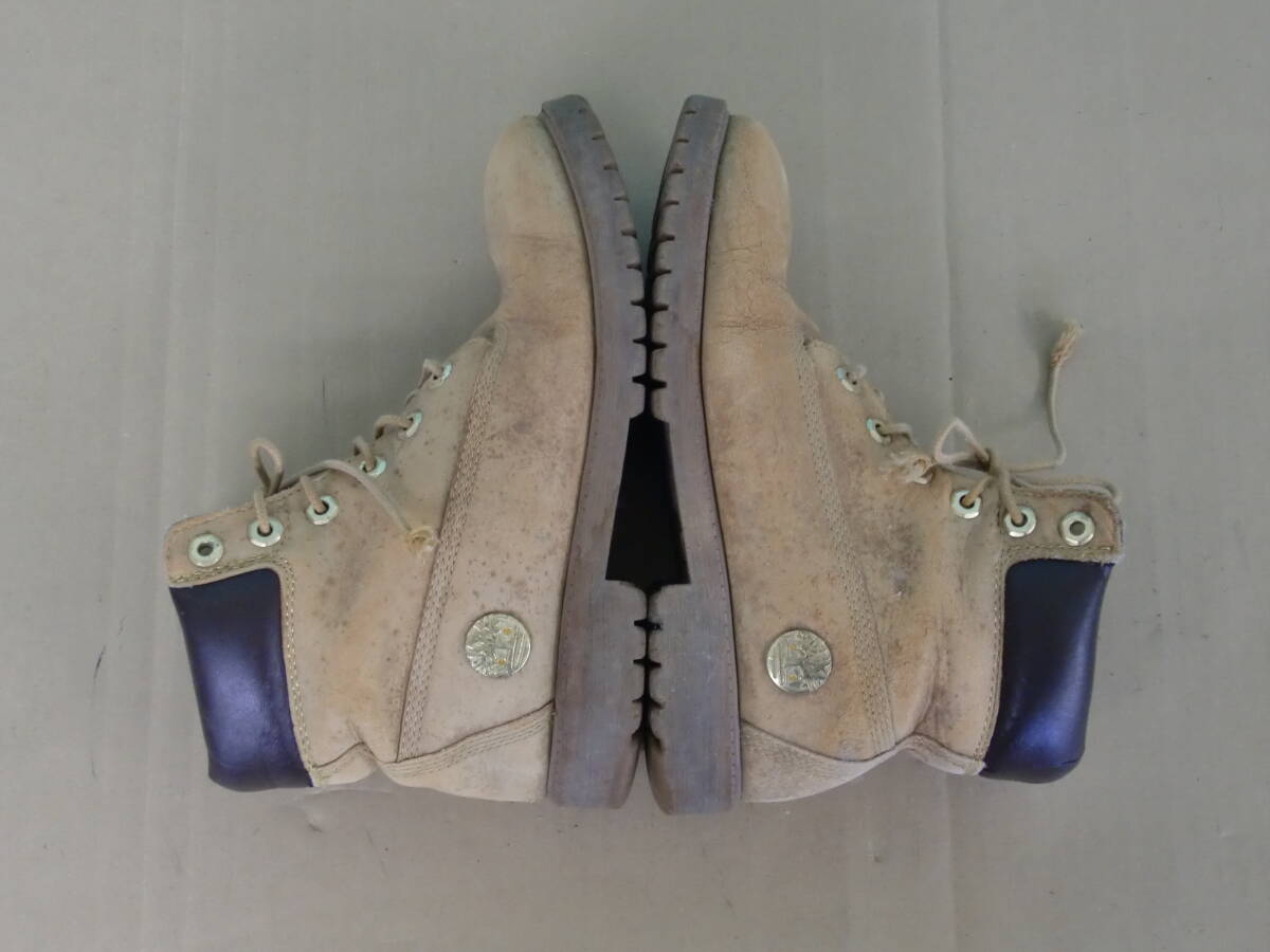 A5455-194♪【60～】Timberland イエローブーツ レザーシューズ 現状品 23cm_画像6