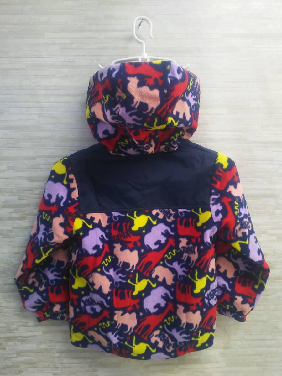 C7754-171♪【60】X-Girl First Stage キッズフリースジャケット 6T120cm_画像2